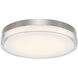 Pi 1 Light 15 inch Stainless Steel Flush Mount Ceiling Light