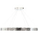 Zelda LED 48 inch Polished Nickel Chandelier Ceiling Light in 48in.