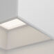 Squat LED 3.5 inch White Outdoor Flush Mount