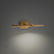 Inlet Indoor Wall Lighting in 3500K, Aged Brass