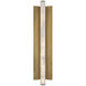 Rapper LED 2.5 inch Aged Brass ADA Wall Sconce Wall Light