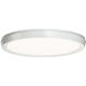 Argo LED 11 inch Brushed Nickel Flush Mount Ceiling Light in 2700K, 11in. 