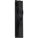Twist LED 20 inch Black Outdoor Wall Light