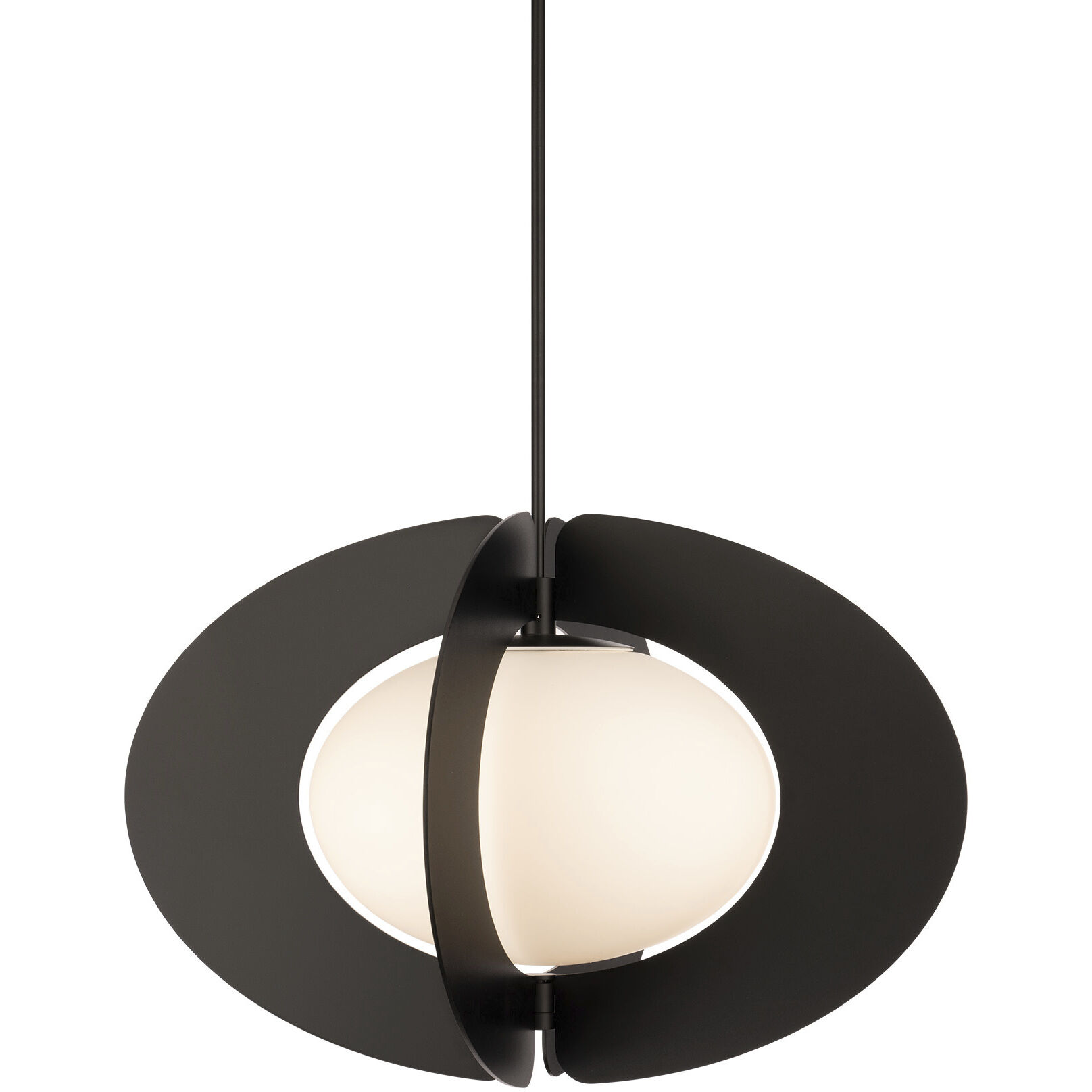 Echelon 1 Light 24 inch Black Pendant Ceiling Light