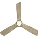 Zephyr 52 inch Bronze White Oak with White Oak Blades Ceiling Fan