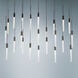 Magic LED 12 inch Black Multi-Light Pendant Ceiling Light in 23, Linear