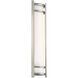 Skyscraper LED 18 inch Stainless Steel Outdoor Wall Light in 2700K, 18in.