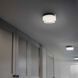 Tuck LED 5.38 inch White Outdoor Flush Mount