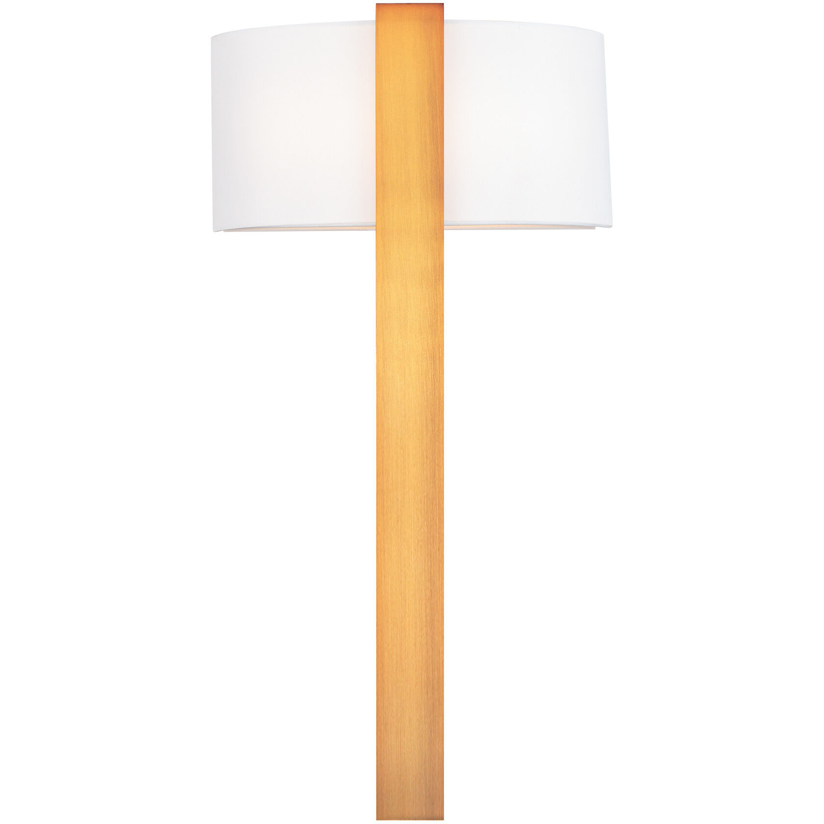 Curvana Wall Sconce Wall Light in Aged Brass