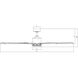 Size Matters 65 inch Soft Brass and Matte White with Matte White Blades Downrod Ceiling Fan in Soft Brass Matte White