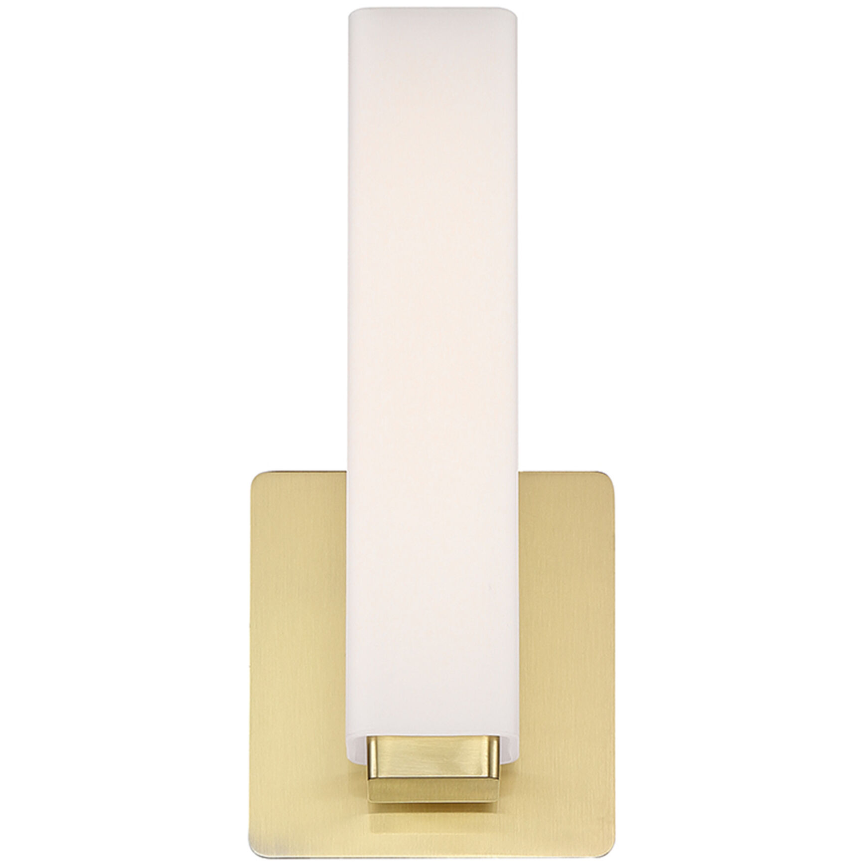 Vogue Wall Sconce Wall Light in 2700K, 11in., Brushed Brass