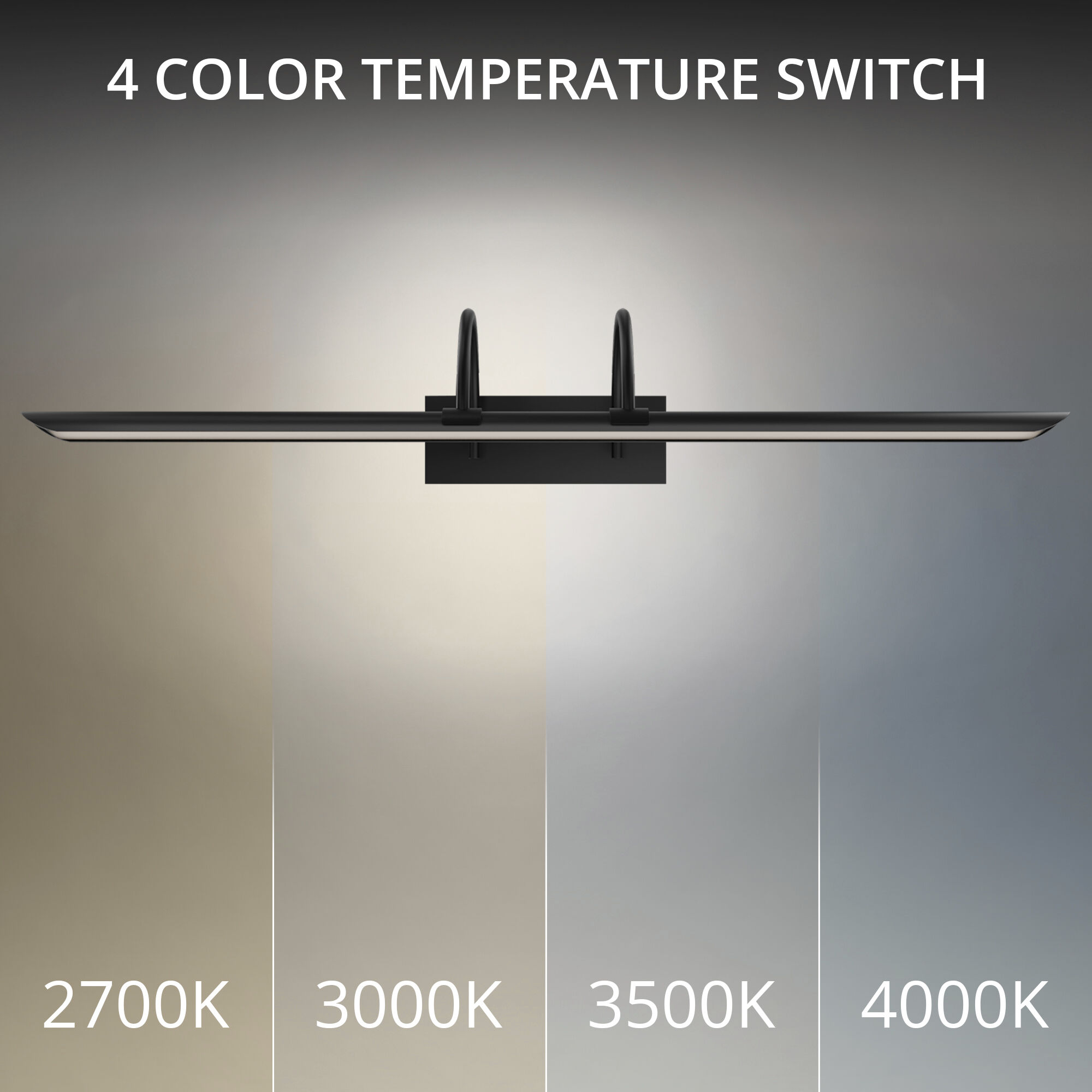 Ansel Indoor Wall Lighting in 3000K, Black