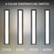 Ice Bar LED 34 inch Black Outdoor Wall Lighting in 2700K