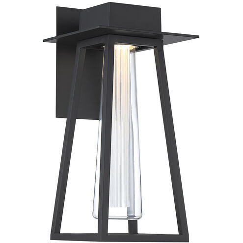 Avant Garde LED 16.75 inch Black Outdoor Wall Light in 17in.