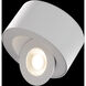 I Spy 1 Light 5 inch White Outdoor Flush Mount in 4000K