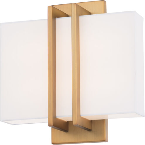 Downton Wall Sconce Wall Light in 2700K, Aged Brass