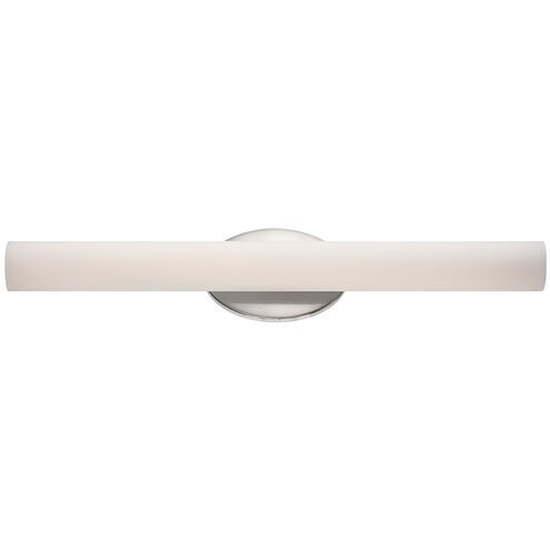 Loft LED 24 inch Brushed Nickel Bath Vanity & Wall Light in 3000K, 24in.