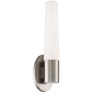 Tusk Wall Sconce Wall Light in 17in., Brushed Nickel