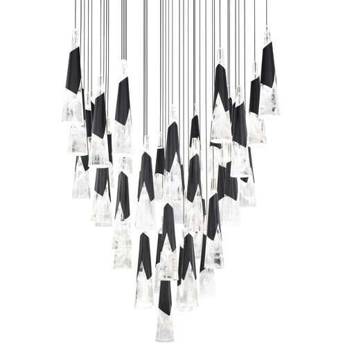 Kilt 41 Light 36 inch Black Multi-Light Pendant Ceiling Light