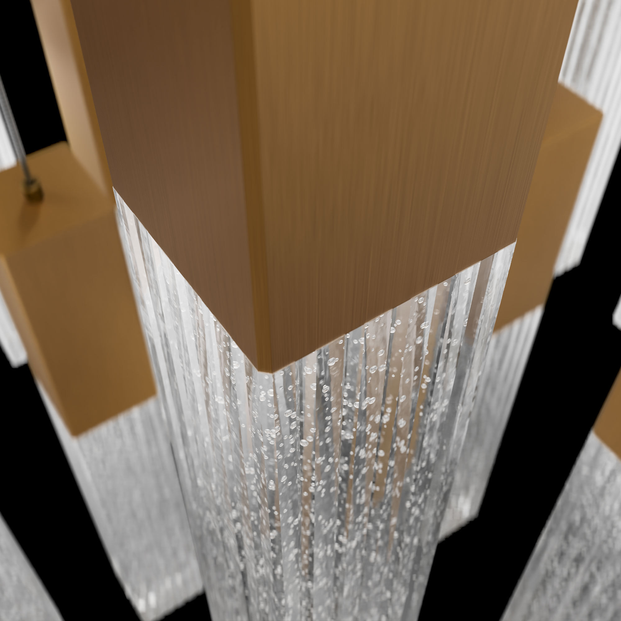 Cinema LED 23 inch Aged Brass Indoor Hanging Lighting Ceiling Light