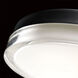 Pi 1 Light 9 inch Black Flush Mount Ceiling Light