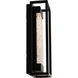 Elyse LED 12 inch Black Outdoor Wall Light in 12in. 