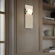 Okemo LED 4 inch Basalt Stone and Black ADA Wall Sconce Wall Light
