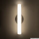Loft LED 18 inch Brushed Nickel Bath Vanity & Wall Light in 2700K, 18in.