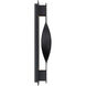 Twist LED 20 inch Black Outdoor Wall Light