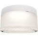 Tuck III LED 5.38 inch White Outdoor Flush Mount