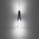 Kilt 1 Light 4 inch Black Mini Pendant Ceiling Light in 4000K