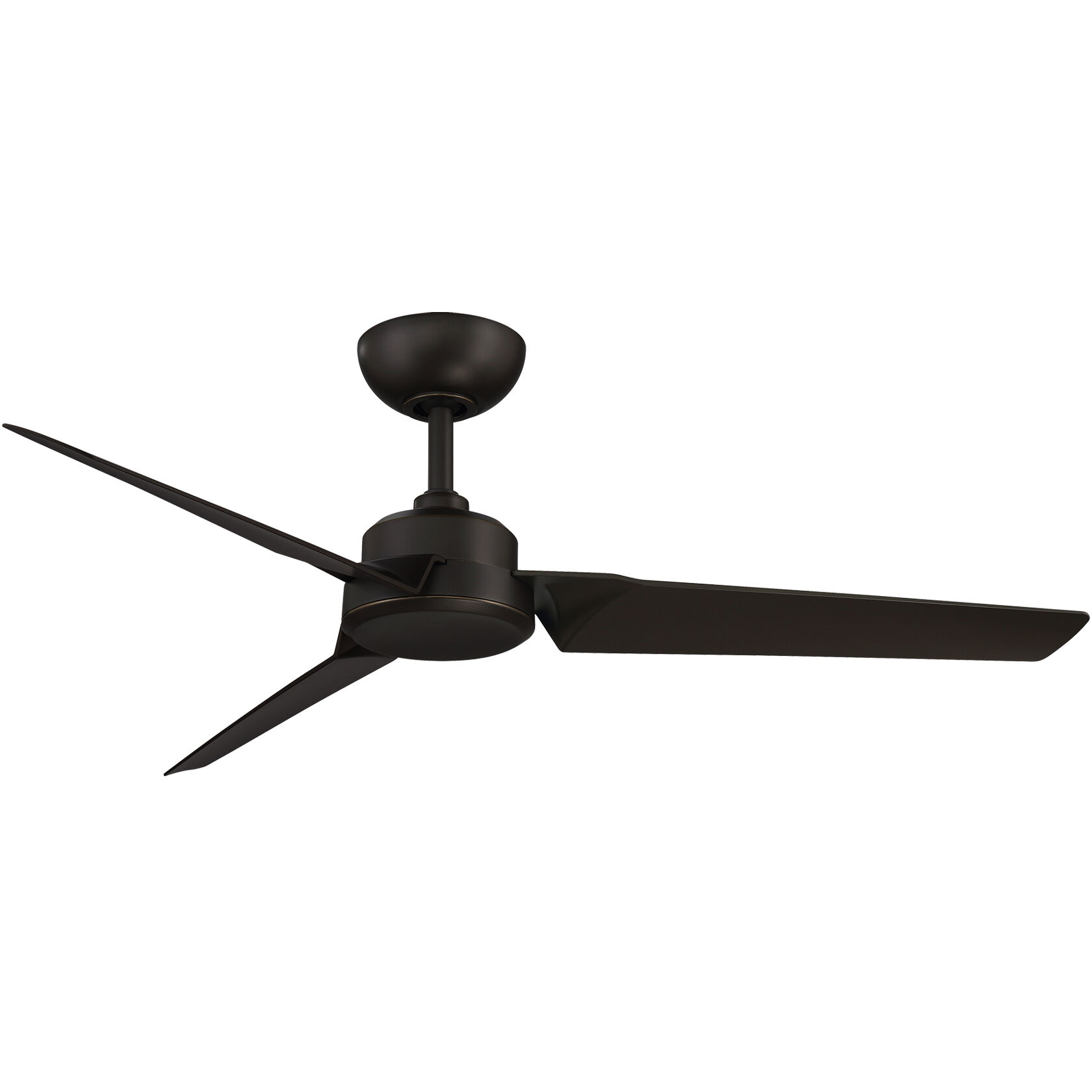 Roboto 52 inch Oil Rubbed Bronze Downrod Ceiling Fan