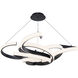 Woven 1 Light 51 inch Black Pendant Ceiling Light