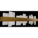 Acropolis 1 Light 37.38 inch Aged Brass Bath Vanity & Wall Light in 37in.