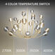Ballarina LED 36.38 inch Vintage Brass Pendant Ceiling Light