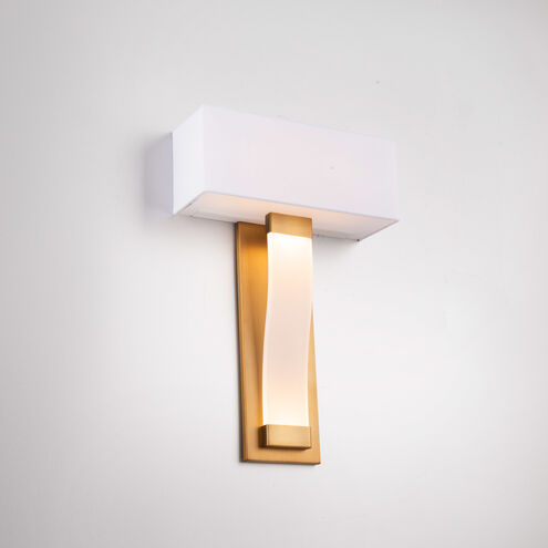 Diplomat LED 4 inch Aged Brass ADA Wall Sconce Wall Light