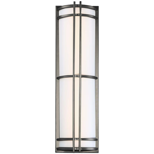 Skyscraper LED 27 inch Bronze Outdoor Wall Light in 3500K, 27in.