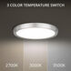 Argo LED 11 inch Brushed Nickel Flush Mount Ceiling Light