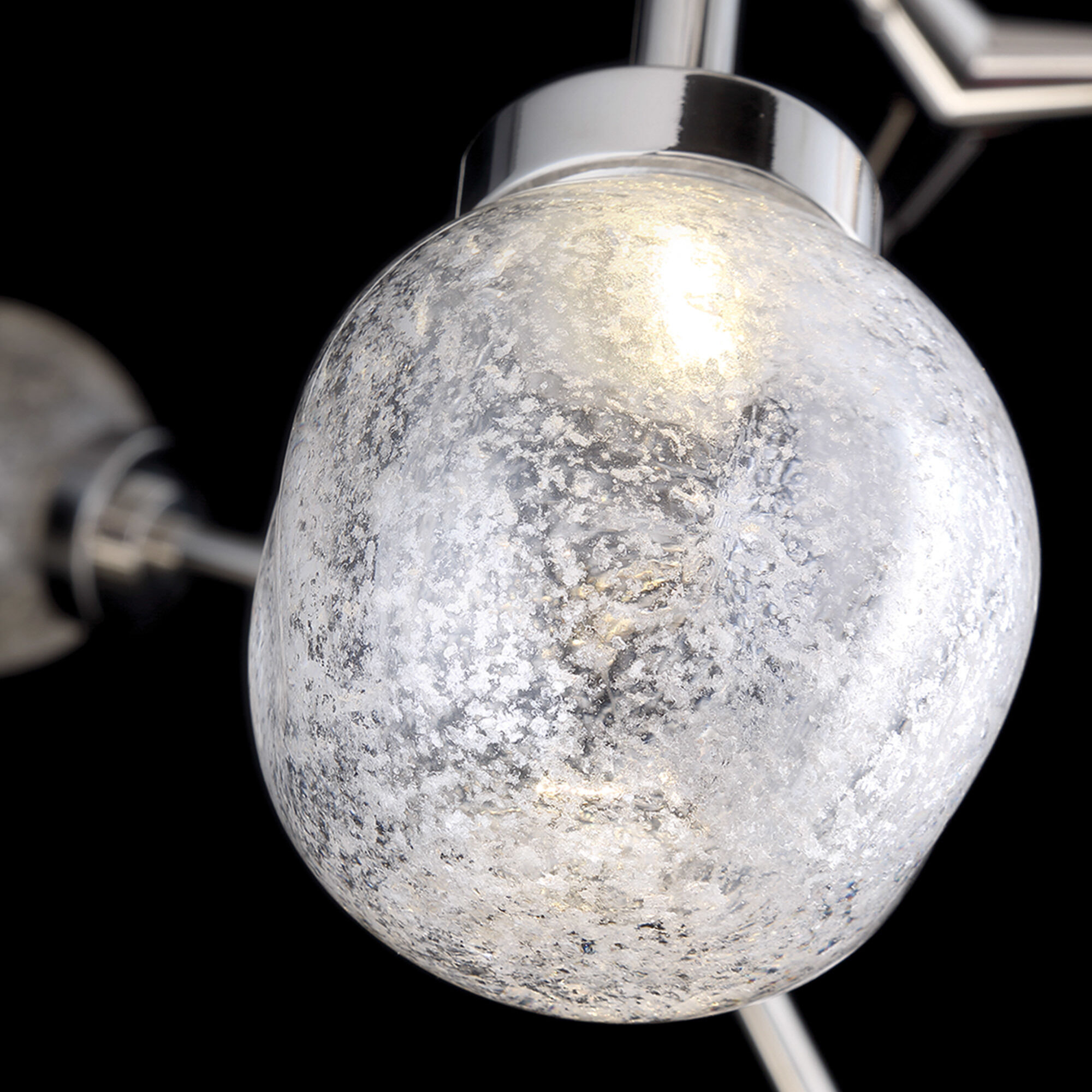 Catalyst LED 28 inch Polished Nickel Chandelier Ceiling Light in 28in.