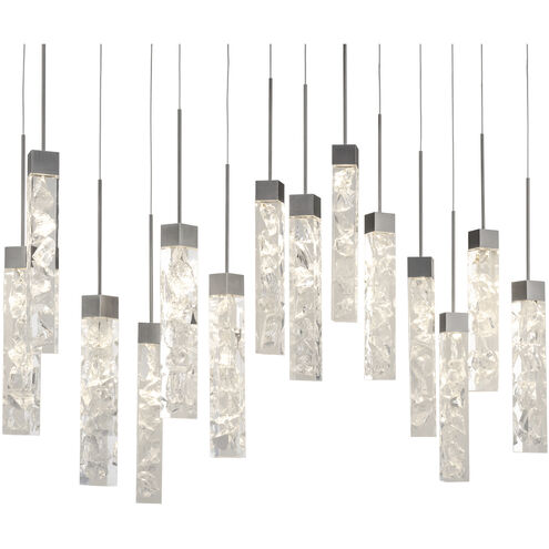 Minx 14 Light 10 inch Antique Nickel Multi-Light Pendant Ceiling Light