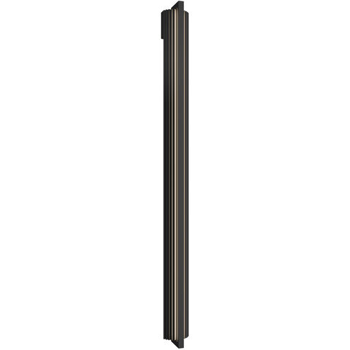 Krimp LED 60 inch Black Outdoor Wall Lighting