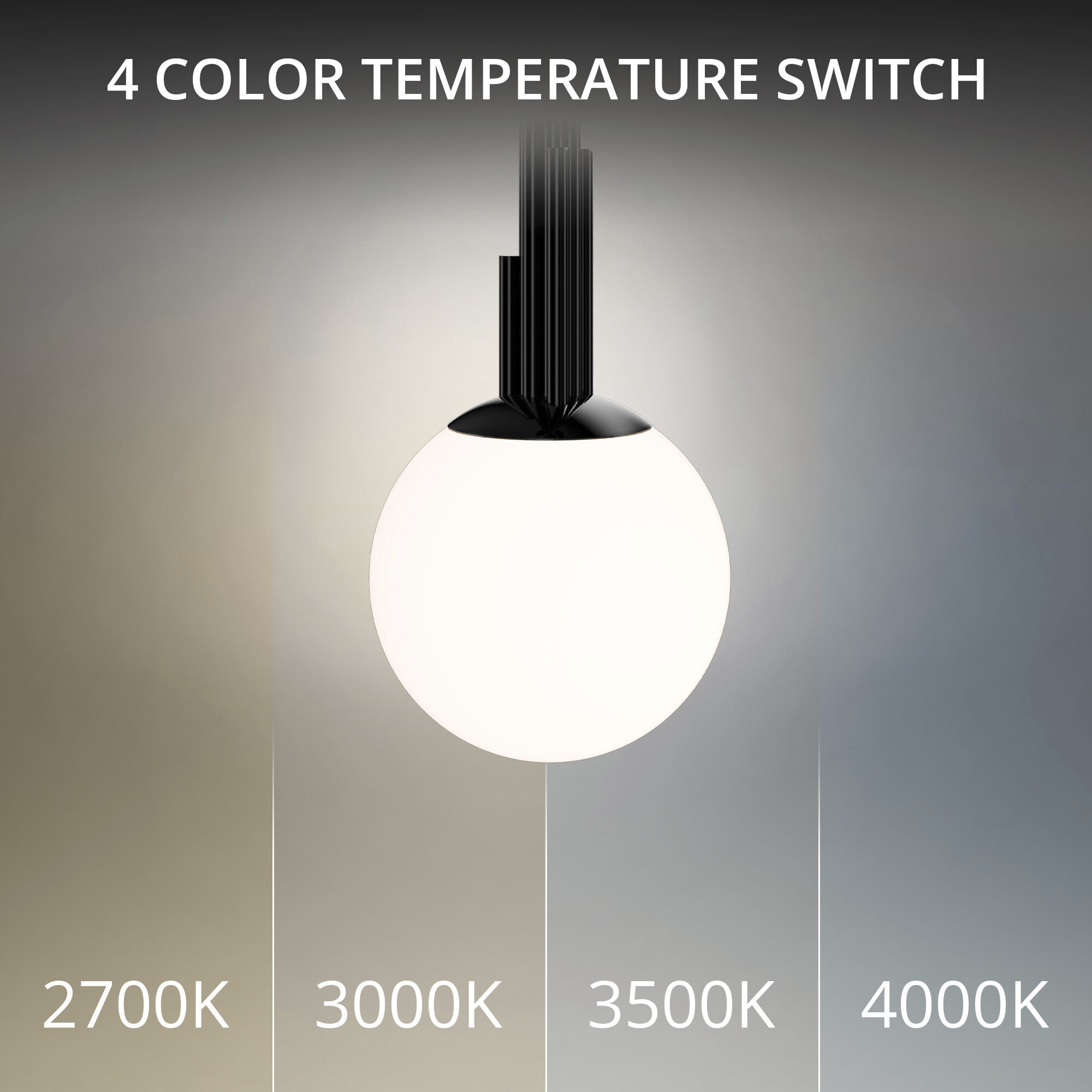 Sybil LED 9.9 inch Polished Black Nickel Indoor Hanging Lighting Ceiling Light in 3000K