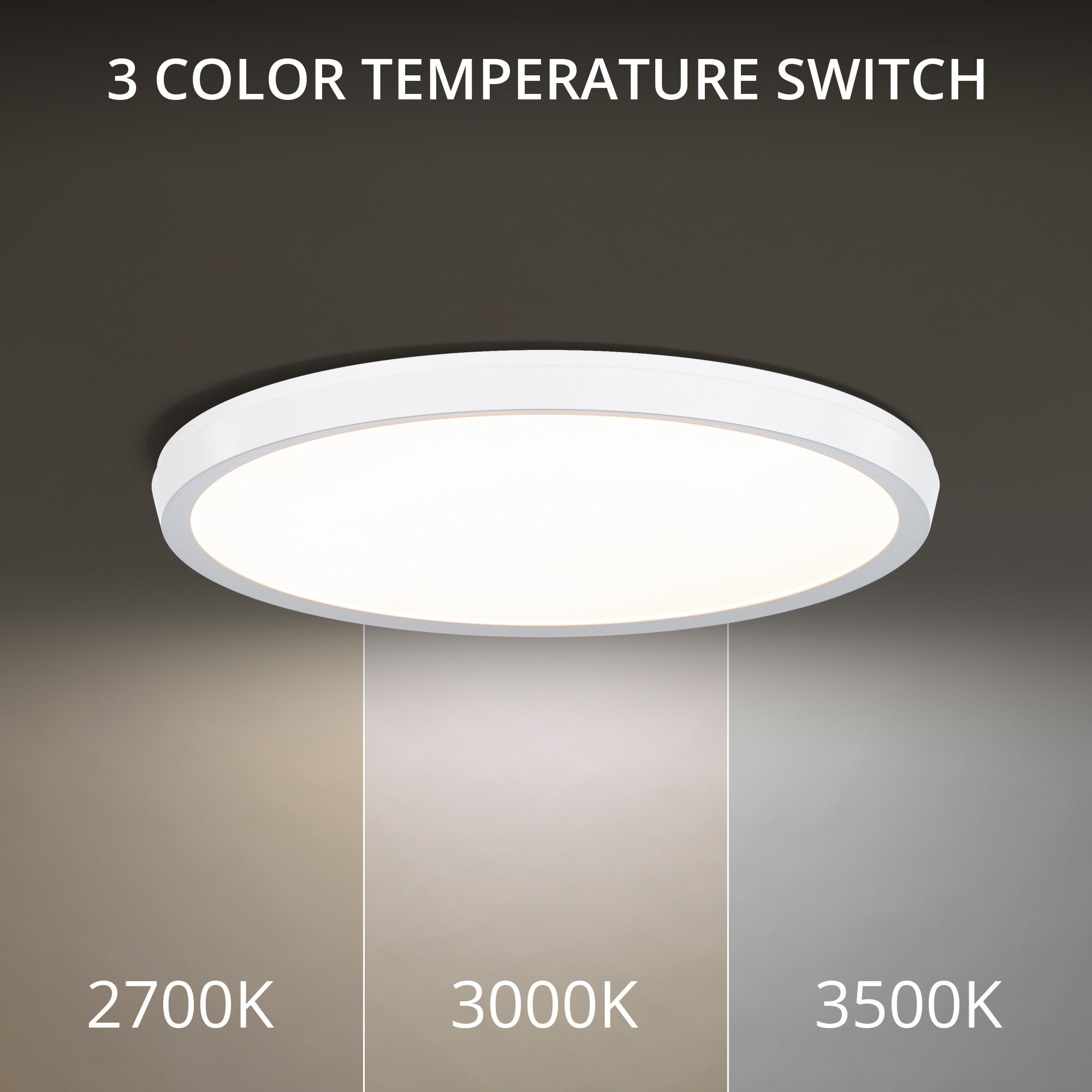 Argo LED 15 inch White Flush Mount Ceiling Light