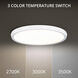 Argo LED 15 inch White Flush Mount Ceiling Light in 2700K, 15in. 