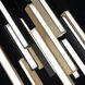 Chaos 13 Light 20 inch Black Aged Brass Multi-Light Pendant Ceiling Light