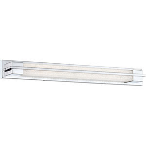 Ice LED 3 inch Chrome Bath Vanity & Wall Light in 27in.