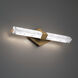 Regal LED 18 inch Aged Brass Bath Vanity & Wall Light in 18in.