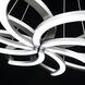 Bloom LED 32 inch Brushed Aluminum Chandelier Ceiling Light