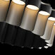 Gatlin LED 36 inch Black and Brushed Nickel Pendant Ceiling Light