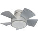 Vox 26 inch Titanium Flush Mount Ceiling Fan in 2700K